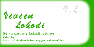 vivien lokodi business card